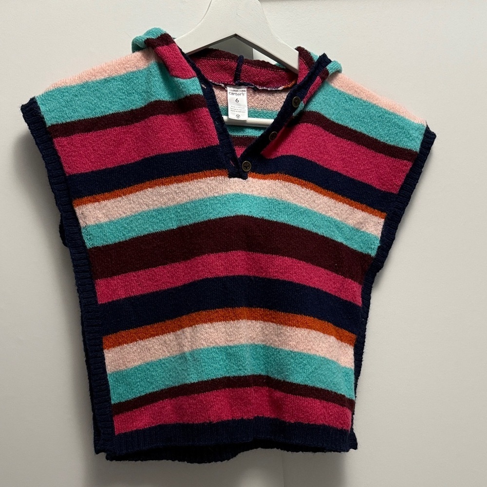 Carter’s  girls hooded poncho